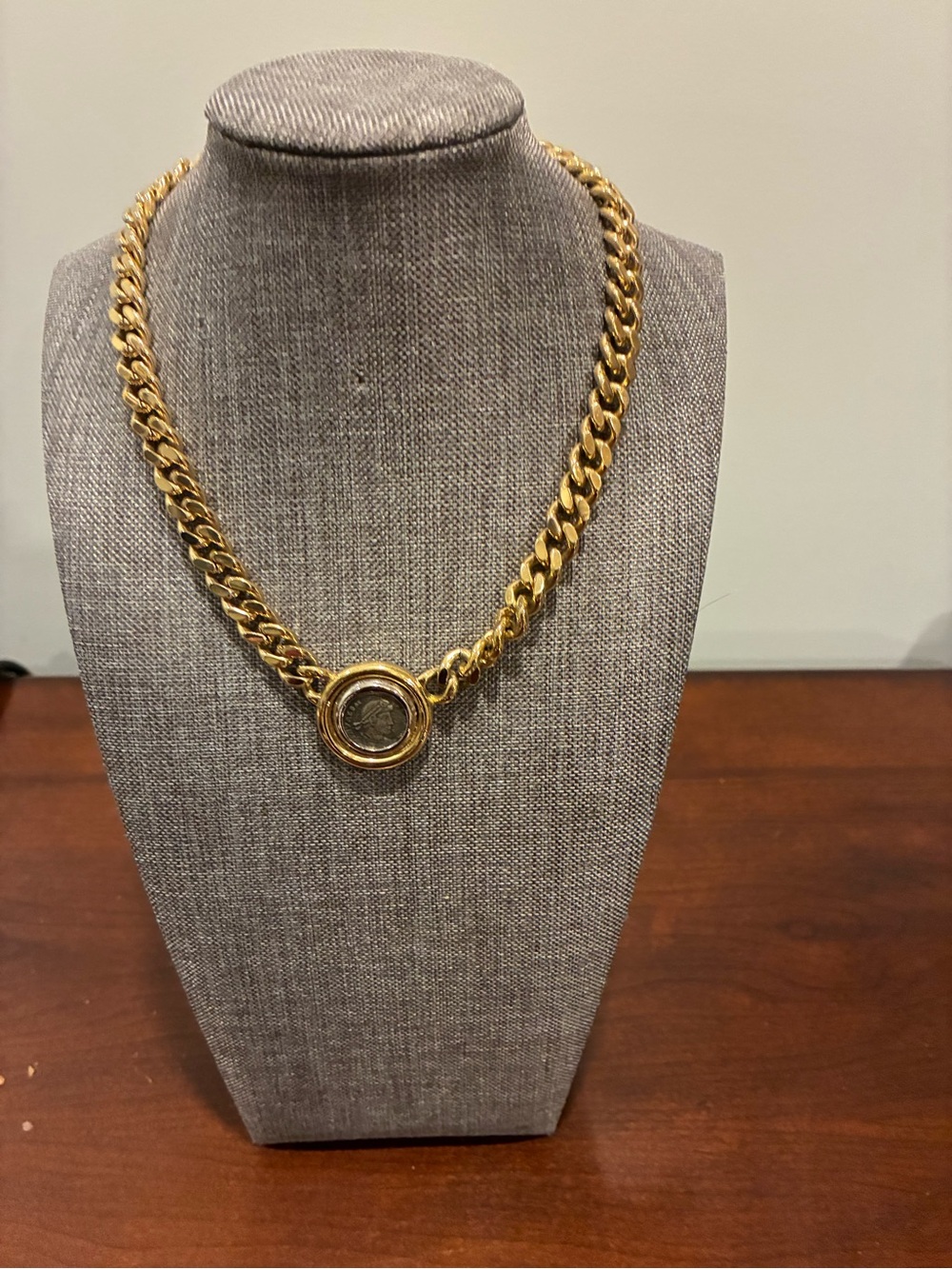 Ciner coin necklace
